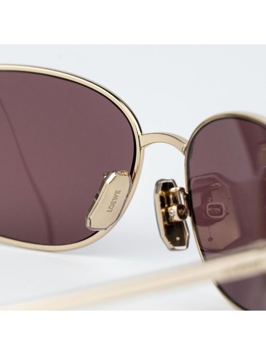 Loewe Women Sunglasses Gold Purple Wraparound LW40164U 32U NEW AUTHENTIC main image 5